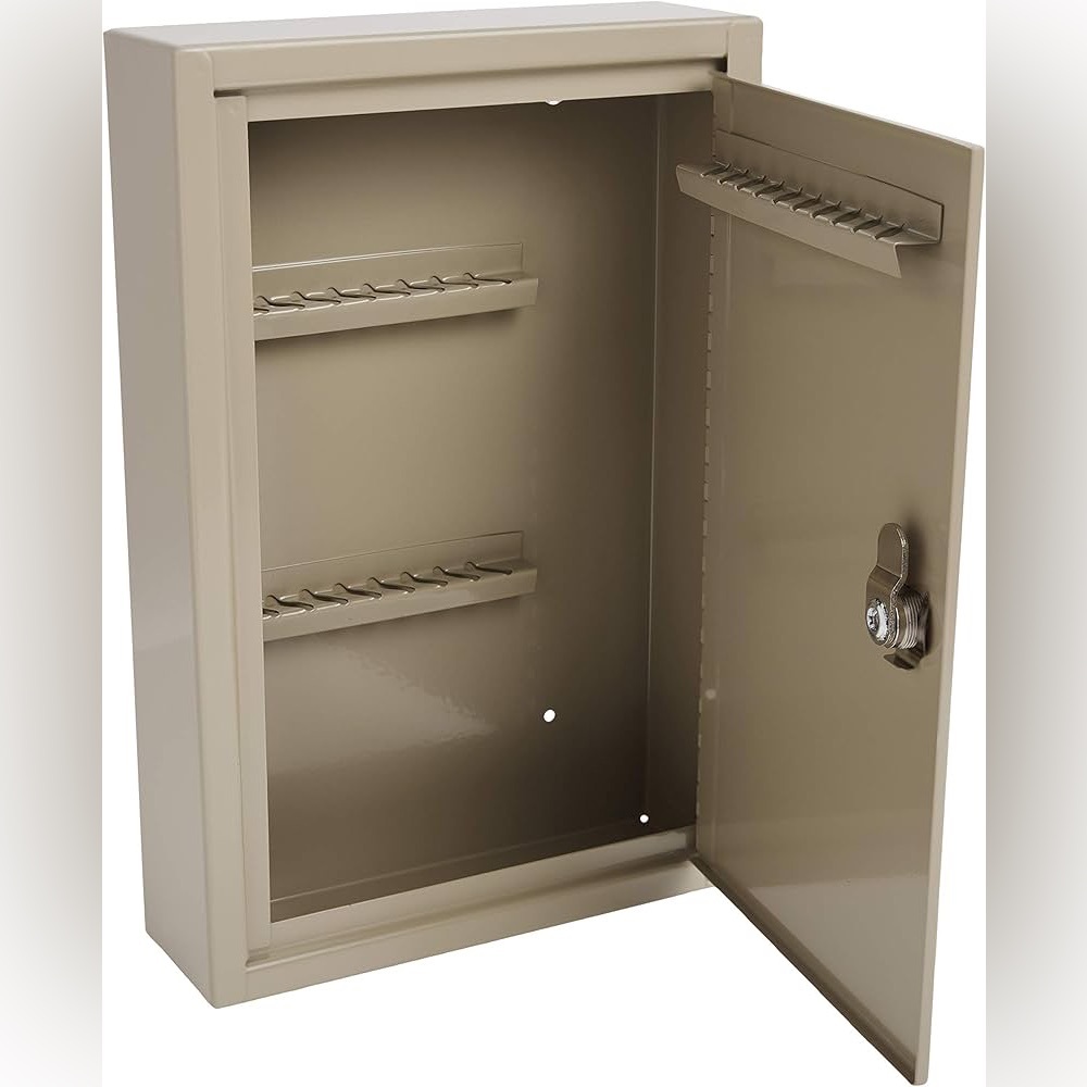 Metal Lockbox with Key - Picture 8 of 10